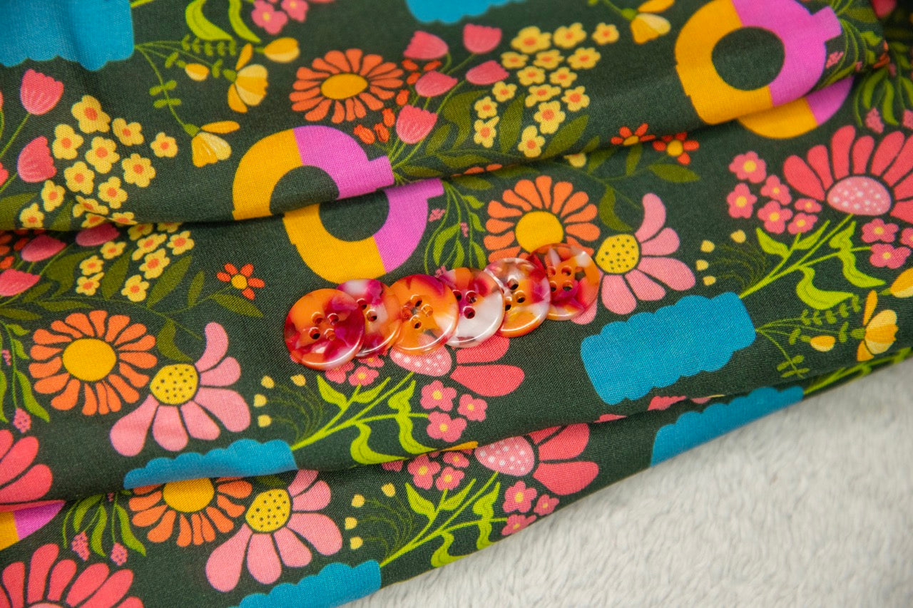 The Flowers - TENCEL Fabric