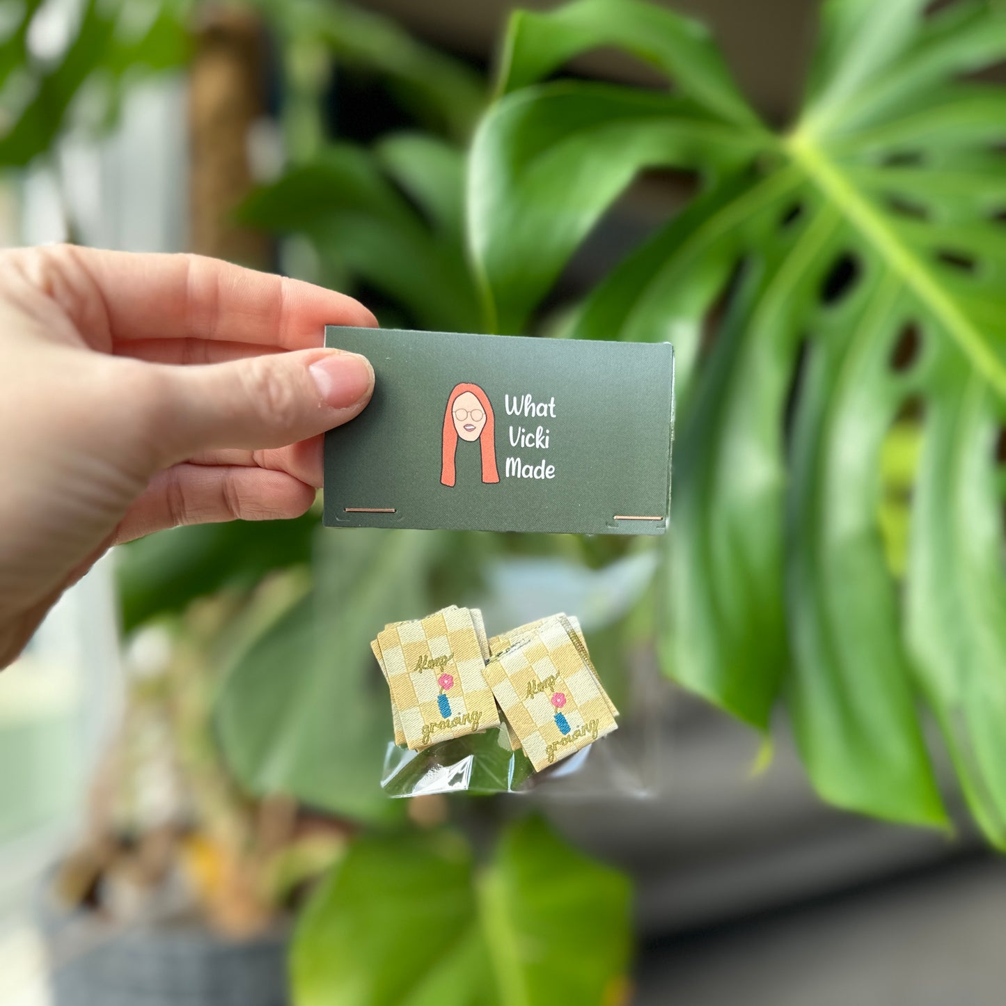 Keep Growing - Woven Labels