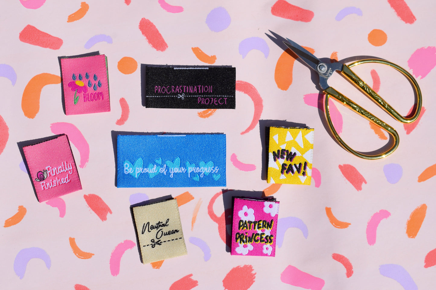 Be Proud Of Your Progress - Woven Labels