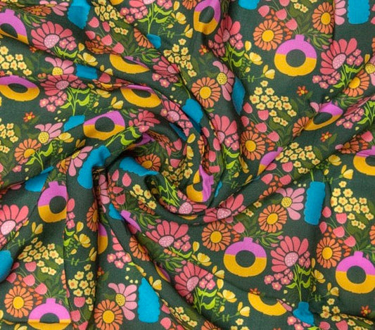 The Flowers - TENCEL Fabric