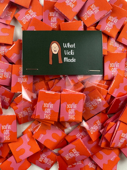 You've Got This Labels - Woven Labels