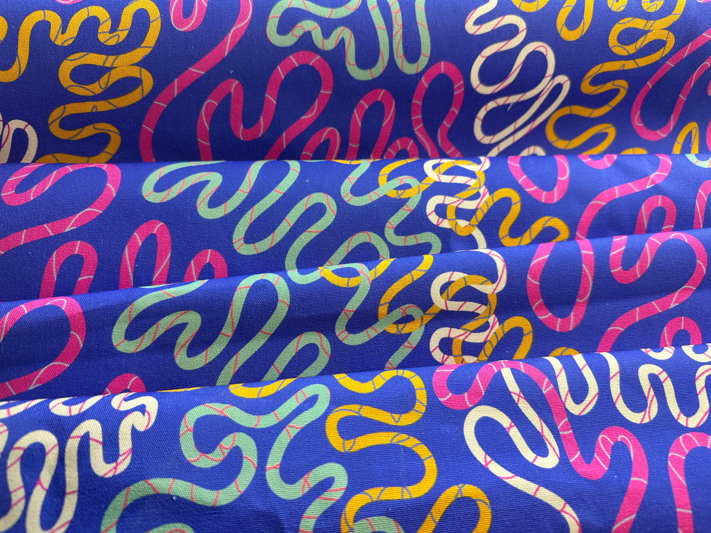 Squiggles - 100% Cotton Canvas