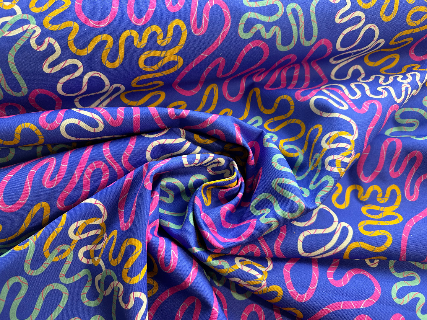 Squiggles - 100% Cotton Canvas