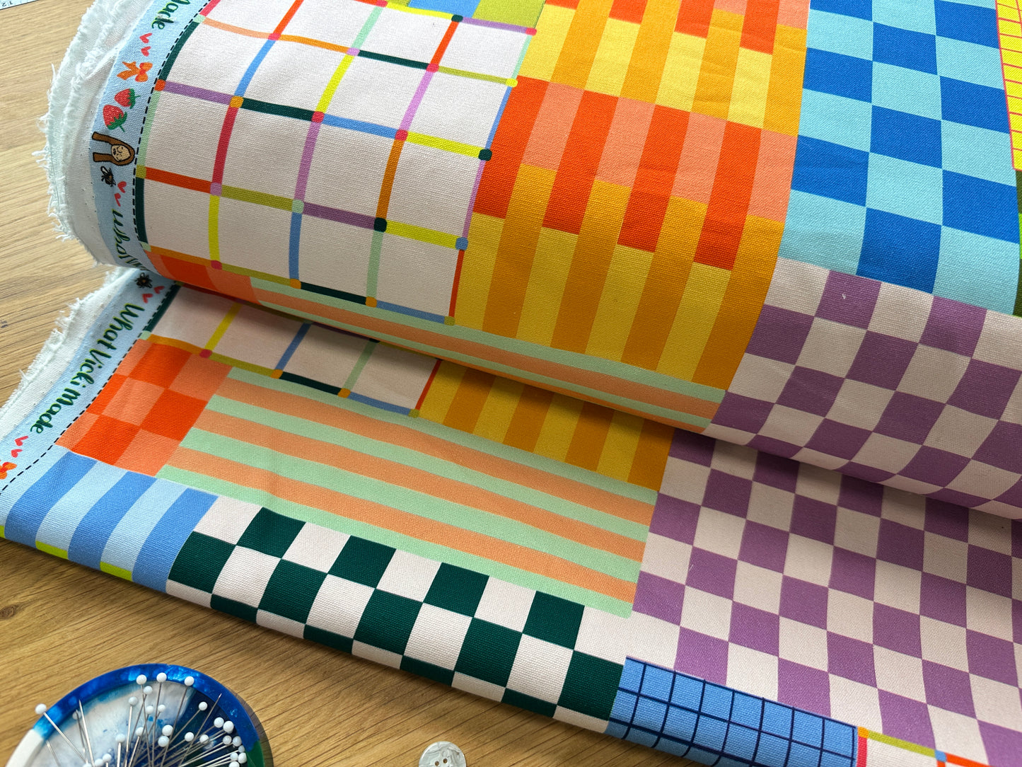 Grid - 100% Cotton Canvas