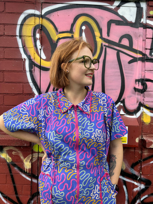 Squiggles - 100% Cotton Canvas