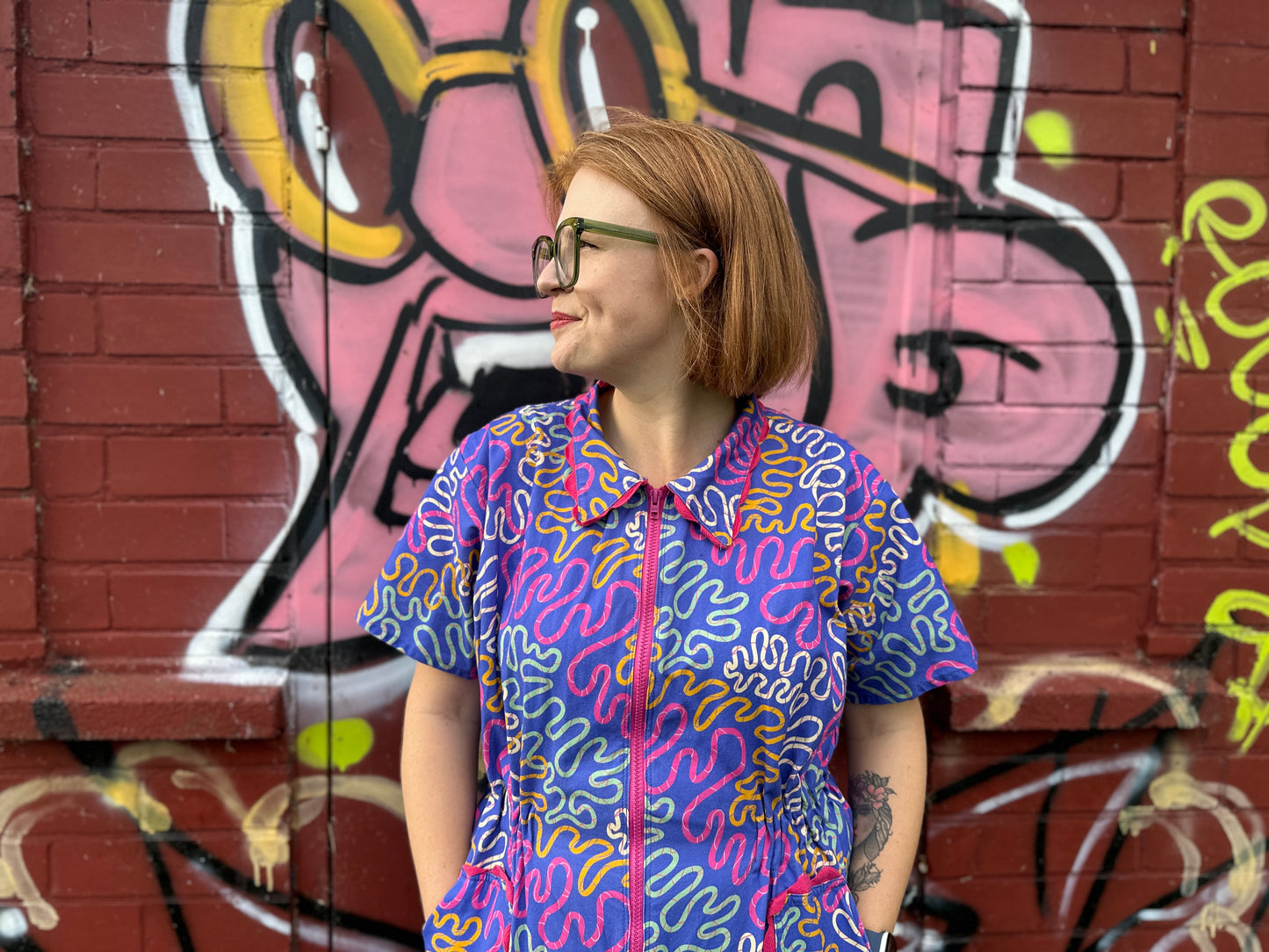 Squiggles - 100% Cotton Canvas