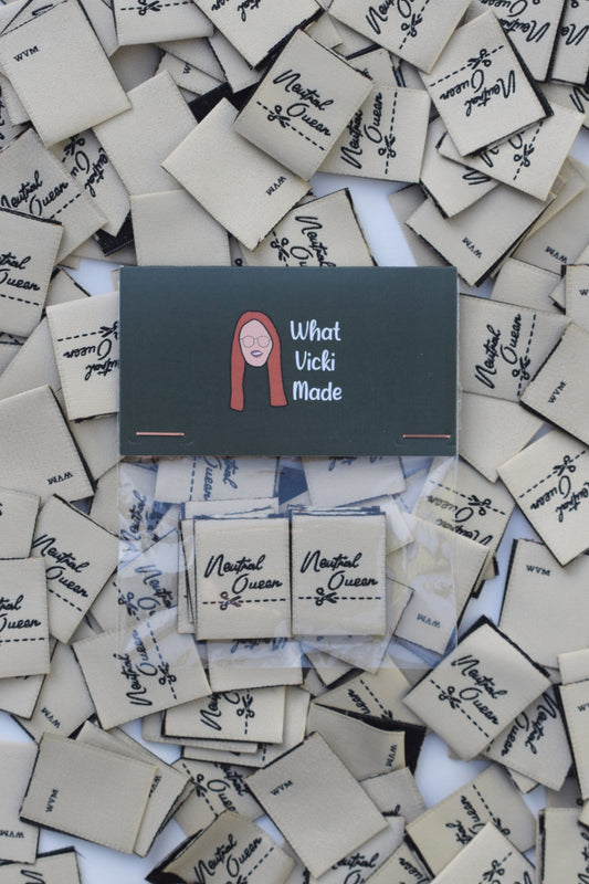 Neutral Queen- Woven Labels