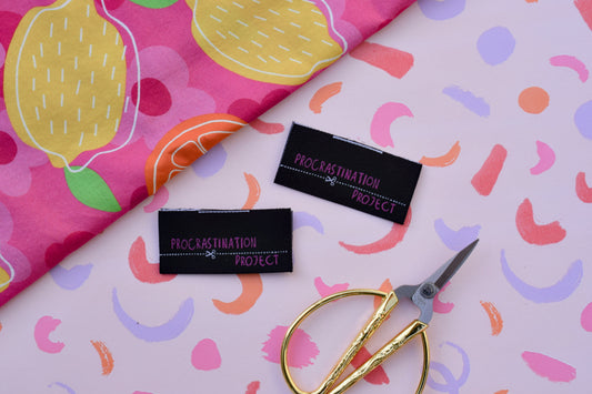 Procrastination Project - Woven Labels